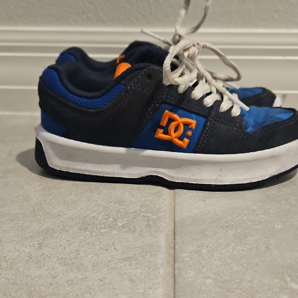 DC Kids' Sneakers in Blue and Orange